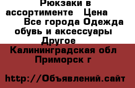 Рюкзаки в ассортименте › Цена ­ 3 500 - Все города Одежда, обувь и аксессуары » Другое   . Калининградская обл.,Приморск г.